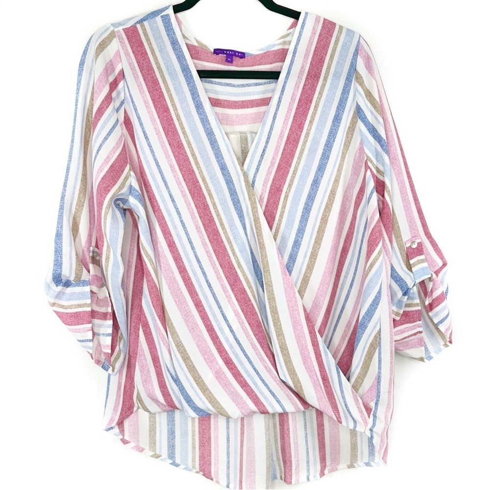 West Kei Allan Surplice blouse